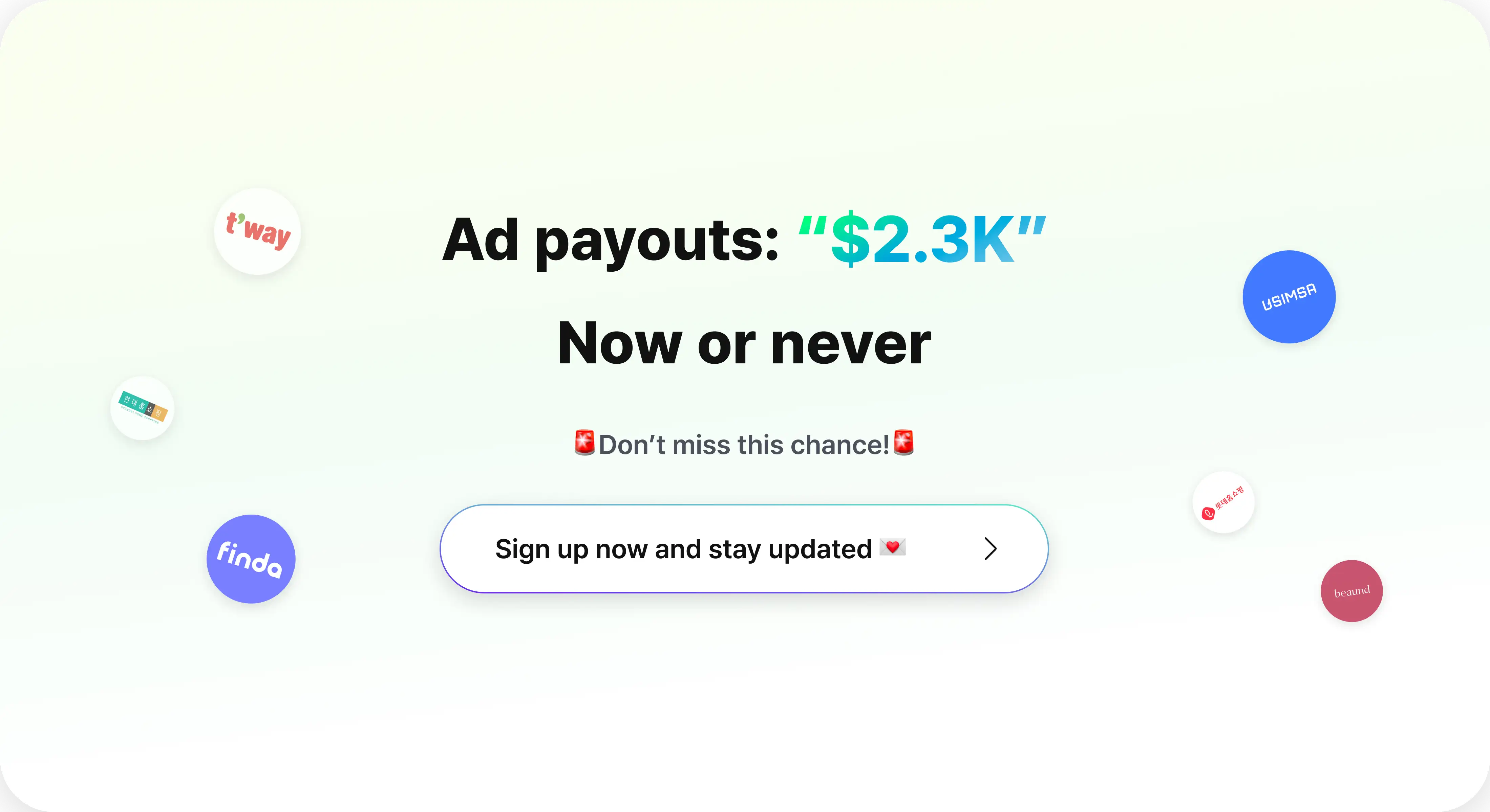 Get campaign notifications by email